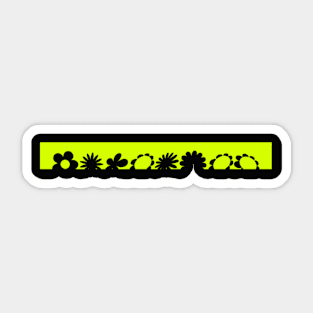 Power flower Sticker